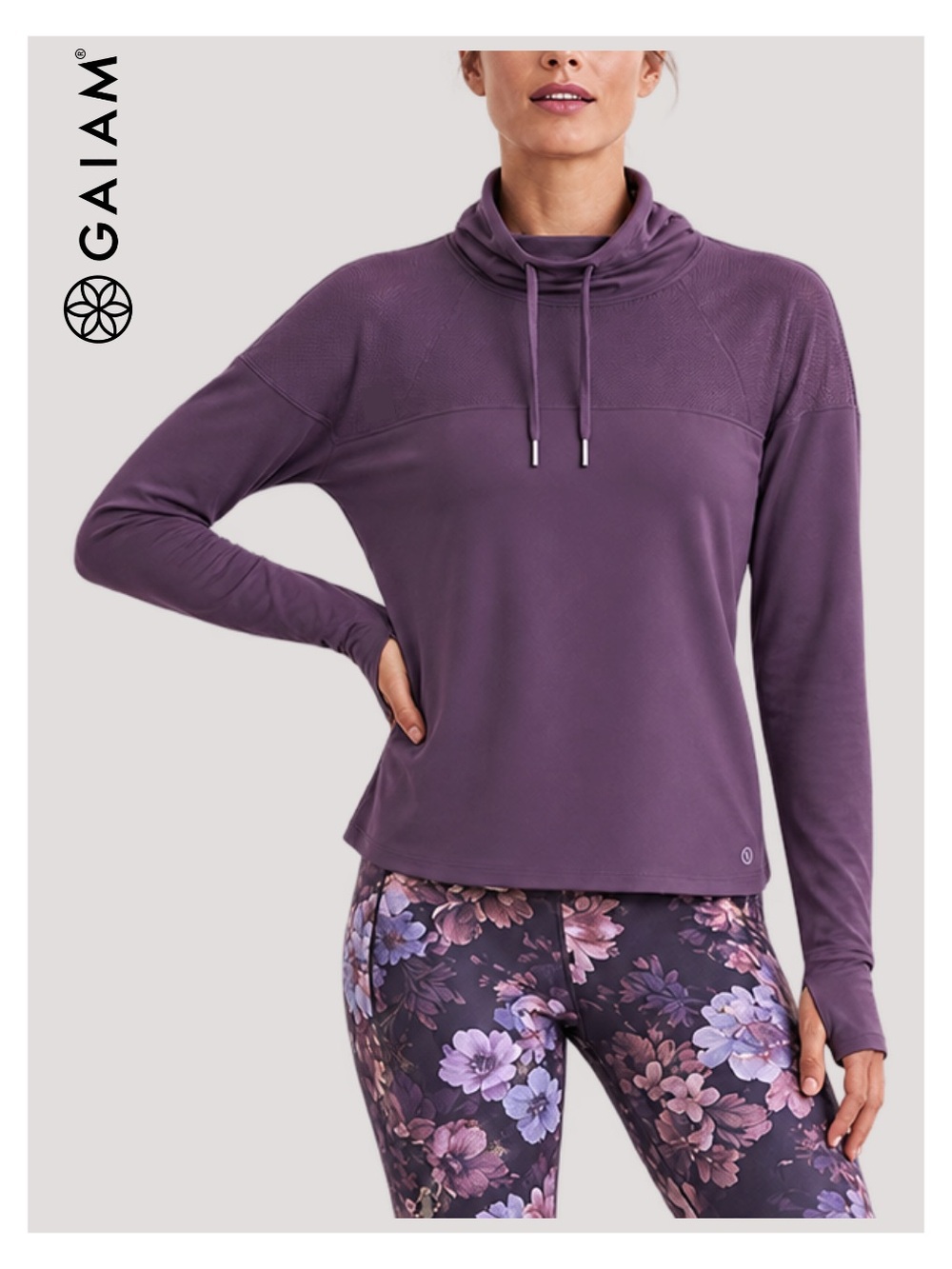 ♠️ Hoodie • NWOT
Gaiam • Mesh Panel Cowl Neck Hoodie